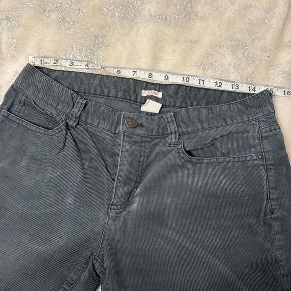 JCrew Toothpick Corduroy jeans, 29W Grey - Picture 4 of 6